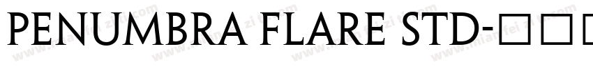 Penumbra Flare Std字体转换